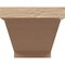 Ekena Millwork 5"W x 10"D x 5"H Wide Burlington Rough Cedar Woodgrain TimberThane Corbel, Primed Tan CORUR05X10X05BURRCPR - alternate 6